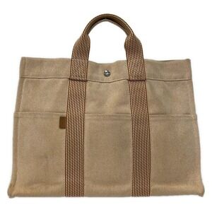 Hermès New Fourre Tout Tote MM Tote Bag Orange White